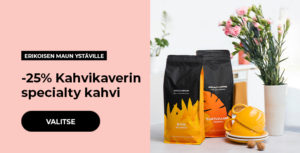 -25% Kahvikaverin specialty kahvi