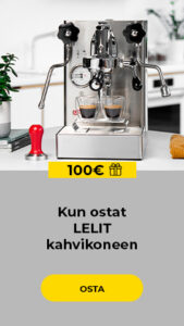 Osta LELIT -kahvikone ja saat 100€