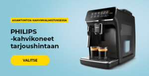 PHILIPS-kahvikoneet tarjoushintaan