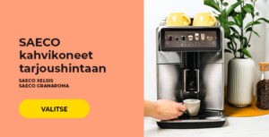 SAECO "Xelsis" ja "GranAroma" kahvikoneet tarjoushintaan