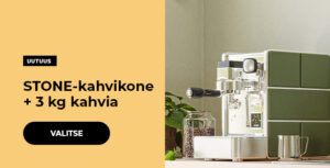 STONE-kahvikone + 3 kg kahvia