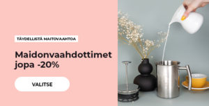 Maidonvaahdottimet jopa -20%