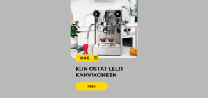 Osta LELIT -kahvikone ja saat 100€