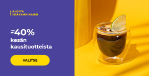 Jopa -40% kesän kausituotteista