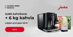 JURA kahvikone + 6 kg kahvia
