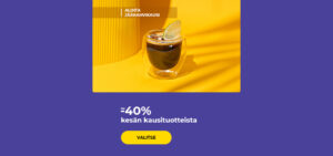 Jopa -40% kesän kausituotteista