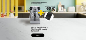 LELIT kahvikone + TIMEMORE vaaka lahjaksi!