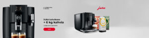JURA kahvikone + 6 kg kahvia