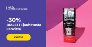 -30% BIALETTI-jauhetusta kahvista