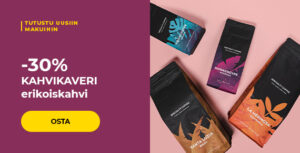 -30% KAHVIKAVERI erikoiskahvi