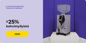 Jopa -25% kahvimyllyistä