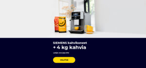 SIEMENS kahvikoneet + 4 kg kahvia