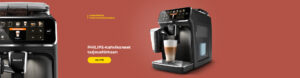 Special prices for Philips coffee machines