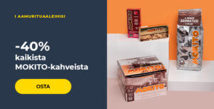 -40% kaikista MOKITO-kahveista