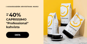 Jopa -40% CAPRISSIMO"Professional" kahvista