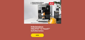 Erikoistarjous MELITTA® "CI Touch®" kahvikoneista