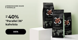 Jopa -40% "Parallel 36" kahvista