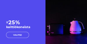 Jopa -25% keittiökoneista