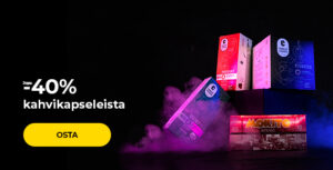 Jopa -40% kahvikapseleista