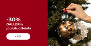 -30% GALLERin joulutuotteista