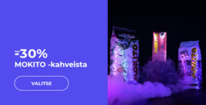 Jopa -30% MOKITO -kahveista