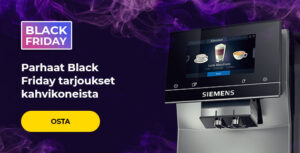 Parhaat Black Friday tarjoukset kahvikoneista