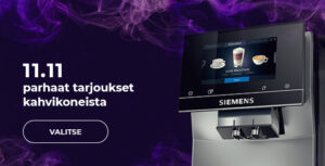 11.11 parhaat tarjoukset kahvikoneista