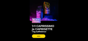 1+1 CAPRISSIMO ja CAPRISETTE kahvipavut 1 kg