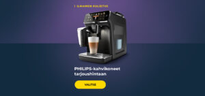 PHILIPS-kahvikoneet tarjoushintaan