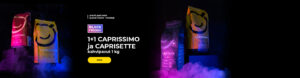 1+1 CAPRISSIMO ja CAPRISETTE kahvipavut 1 kg