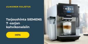 Tarjoushinta SIEMENS 7 -sarjan kahvikoneisiin