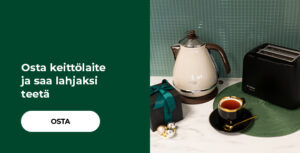 Keittiökoneet + tee lahjaksi