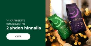 1+1 CAPRISETTE kahvipavut 1 kg