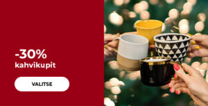 30% kahvikupit