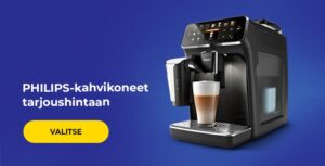 PHILIPS-kahvikoneet tarjoushintaan