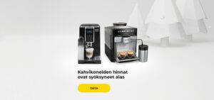 Kahvikoneiden hinnat ovat syöksyneet alas