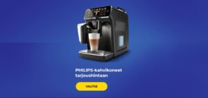 PHILIPS-kahvikoneet tarjoushintaan