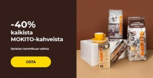 -40% kaikista MOKITO-kahveista