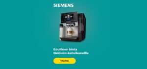 Edullinen hinta Siemens-kahvikoneille