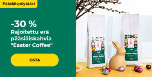 "-30 % Rajoitettu erä pääsiäiskahvia ""Easter Coffee"""