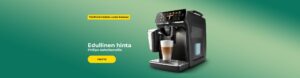 Edullinen hinta Philips-kahvikoneille
