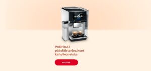 PARHAAT pääsiäistarjoukset kahvikoneista