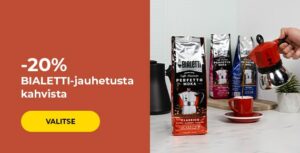 -20% BIALETTI-jauhetusta kahvista