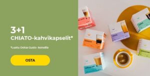 3+1 CHIATO-kahvikapselit*