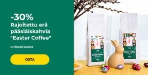 "-30 % Rajoitettu erä pääsiäiskahvia ""Easter Coffee"""
