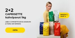 2+2 CAPRISETTE kahvipavut 1kg
