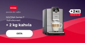 NIVONA Series 7 -kahvikoneet + 2 kg kahvia