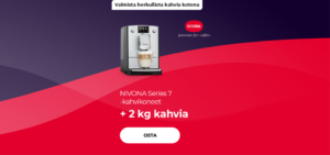 NIVONA Series 7 -kahvikoneet + 2 kg kahvia