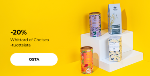 -20 % Whittard of Chelsea -tuotteista