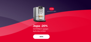 Jopa -20% NIVONA 7. sarjan kahvikoneista